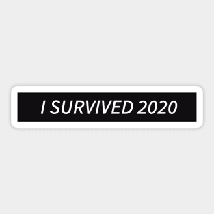 I Survived 2020 Sticker